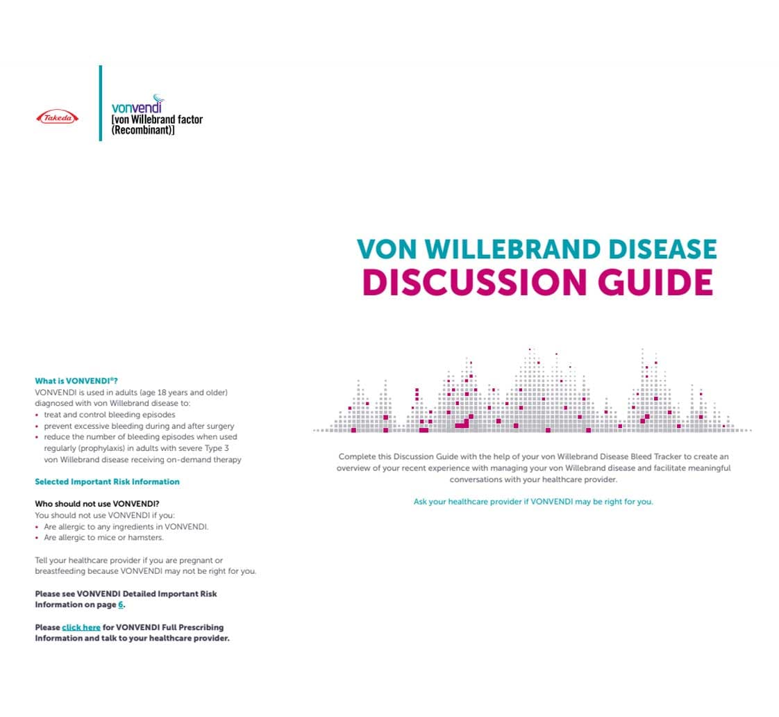 von Willebrand disease discussion guide.