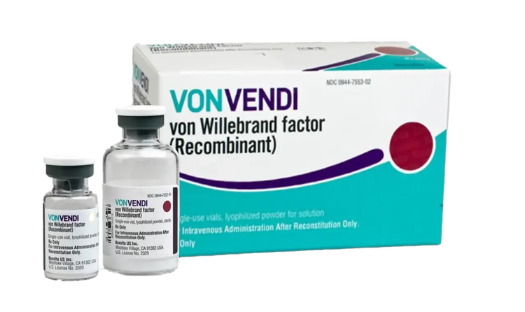 VONVENDI® package and single-use vials.